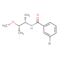 Chemical structure of 3-bromo-N-[(2S,3S)-3-methoxybutan-2-yl]benzamide - CSSB01969373870