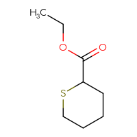 Chemical structure of ethyl thiane-2-carboxylate - CSSB00012790582