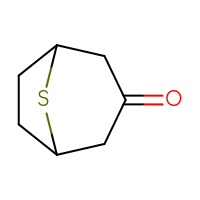 Chemical structure of 8-thiabicyclo[3.2.1]octan-3-one - CSSB00010632949