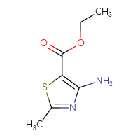 Chemical structure of ethyl 4-amino-2-methyl-1,3-thiazole-5-carboxylate - CSSB00009979397