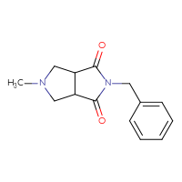 Chemical structure of 2-benzyl-5-methyl-octahydropyrrolo[3,4-c]pyrrole-1,3-dione - CSSB00010743603