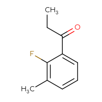 Chemical structure of 1-(2-fluoro-3-methylphenyl)propan-1-one - CSSB00012178799