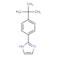 Chemical structure of 2-(4-tert-butylphenyl)-1H-imidazole - CSSB00010214657