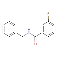 Chemical structure of N-benzyl-3-fluorobenzamide - CSSB00000153209