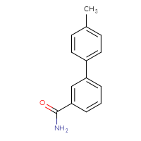 Chemical structure of 4'-methyl-[1,1'-biphenyl]-3-carboxamide - CSSB00010568930