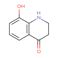 Chemical structure of 8-hydroxy-1,2,3,4-tetrahydroquinolin-4-one - CSSB00009880621