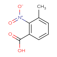 Chemical structure of 3-methyl-2-nitrobenzoic acid - CSSB00000211462