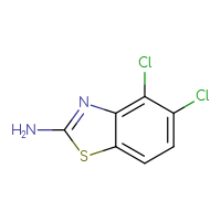 Chemical structure of 4,5-dichloro-1,3-benzothiazol-2-amine - CSSB00000189219