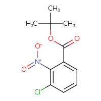 Chemical structure of tert-butyl 3-chloro-2-nitrobenzoate - CSSB00006431078