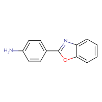 Chemical structure of 4-(1,3-benzoxazol-2-yl)aniline - CSSB00000261563
