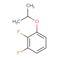 Chemical structure of 1,2-difluoro-3-(propan-2-yloxy)benzene - CSSB00000104084