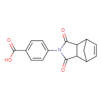 Chemical structure of 4-{3,5-dioxo-4-azatricyclo[5.2.1.0²,⁶]dec-8-en-4-yl}benzoic acid - CSSB00020595547