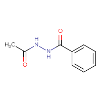 Chemical structure of N'-acetylbenzohydrazide - CSSB00000002264