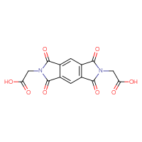 Chemical structure of 2-[6-(carboxymethyl)-1,3,5,7-tetraoxo-1H,2H,3H,5H,6H,7H-pyrrolo[3,4-f]isoindol-2-yl]acetic acid - CSSB00159715831