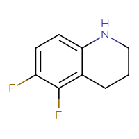 Chemical structure of 5,6-difluoro-1,2,3,4-tetrahydroquinoline - CSSB00015927279
