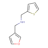 Chemical structure of [(furan-3-yl)methyl][(thiophen-2-yl)methyl]amine - CSSB00011381670
