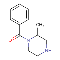Chemical structure of 1-benzoyl-2-methylpiperazine - CSSB00011726001
