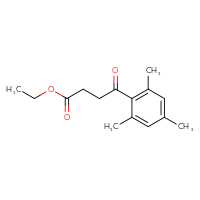 Chemical structure of ethyl 4-oxo-4-(2,4,6-trimethylphenyl)butanoate - CSSB00003205228