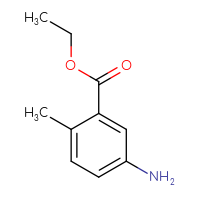 Chemical structure of ethyl 5-amino-2-methylbenzoate - CSSB00011450962