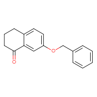 Chemical structure of 7-(benzyloxy)-1,2,3,4-tetrahydronaphthalen-1-one - CSSB00012348426