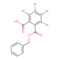 Chemical structure of 2-[(benzyloxy)carbonyl](²H₄)benzoic acid - CSSB00159256700
