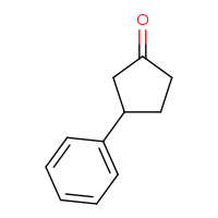 Chemical structure of 3-phenylcyclopentan-1-one - CSSB00000750937