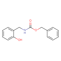 Chemical structure of benzyl N-[(2-hydroxyphenyl)methyl]carbamate - CSSB00013017285