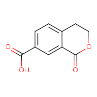 Chemical structure of 1-oxo-3,4-dihydro-1H-2-benzopyran-7-carboxylic acid - CSSB00102947406