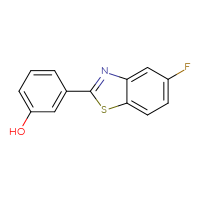 Chemical structure of 3-(5-fluoro-1,3-benzothiazol-2-yl)phenol - CSSB00000436464