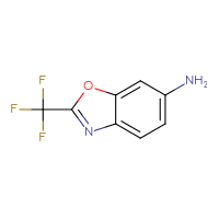 Chemical structure of 2-(trifluoromethyl)-1,3-benzoxazol-6-amine - CSSB00011245585