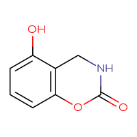 Chemical structure of 5-hydroxy-3,4-dihydro-2H-1,3-benzoxazin-2-one - CSSB00010549675