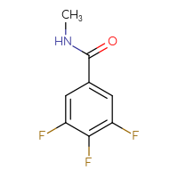 Chemical structure of 3,4,5-trifluoro-N-methylbenzamide - CSSB00011822777