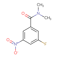 Chemical structure of 3-fluoro-N,N-dimethyl-5-nitrobenzamide - CSSB00011940104