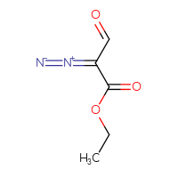 Chemical structure of ethyl 2-diazo-3-oxopropanoate - CSSB00011001221