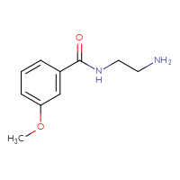 Chemical structure of N-(2-aminoethyl)-3-methoxybenzamide - CSSB00000746472