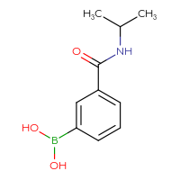 Chemical structure of {3-[(propan-2-yl)carbamoyl]phenyl}boronic acid - CSSB00000049390