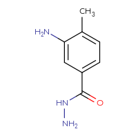 Chemical structure of 3-amino-4-methylbenzohydrazide - CSSB00011934975