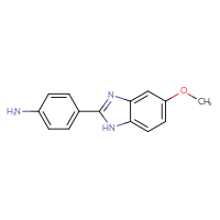 Chemical structure of 4-(5-methoxy-1H-1,3-benzodiazol-2-yl)aniline - CSSB00003587683