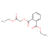 Chemical structure of ethyl 2-[(2-ethoxy-2-oxoethoxy)carbonyl]benzoate - CSSB00000091291