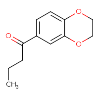 Chemical structure of 1-(2,3-dihydro-1,4-benzodioxin-6-yl)butan-1-one - CSSB00011267446