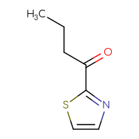 Chemical structure of 1-(1,3-thiazol-2-yl)butan-1-one - CSSB00000112596