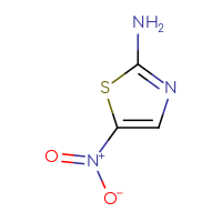 Chemical structure of 5-nitro-1,3-thiazol-2-amine - CSSB00000182162