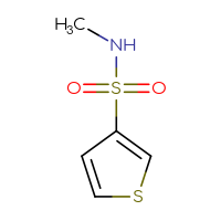 Chemical structure of N-methylthiophene-3-sulfonamide - CSSB00009881770