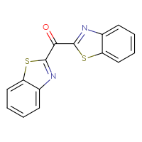 Chemical structure of 2-(1,3-benzothiazole-2-carbonyl)-1,3-benzothiazole - CSSB00016988852