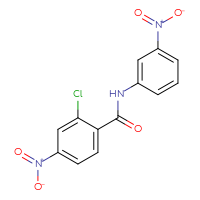 Chemical structure of 2-chloro-4-nitro-N-(3-nitrophenyl)benzamide - CSSB00028116613