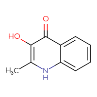 Chemical structure of 3-hydroxy-2-methyl-1,4-dihydroquinolin-4-one - CSSB00000716880