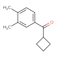 Chemical structure of cyclobutyl(3,4-dimethylphenyl)methanone - CSSB00011268465