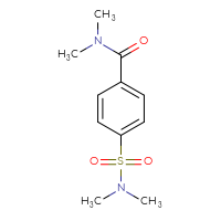 Chemical structure of 4-(dimethylsulfamoyl)-N,N-dimethylbenzamide - CSSB00026434684