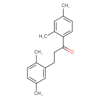Chemical structure of 1-(2,4-dimethylphenyl)-3-(2,5-dimethylphenyl)propan-1-one - CSSB00020571457