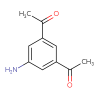 Chemical structure of 1-(3-acetyl-5-aminophenyl)ethan-1-one - CSSB00000690275
